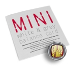 MINI white & grey balance card - szara karta (KOD_053)